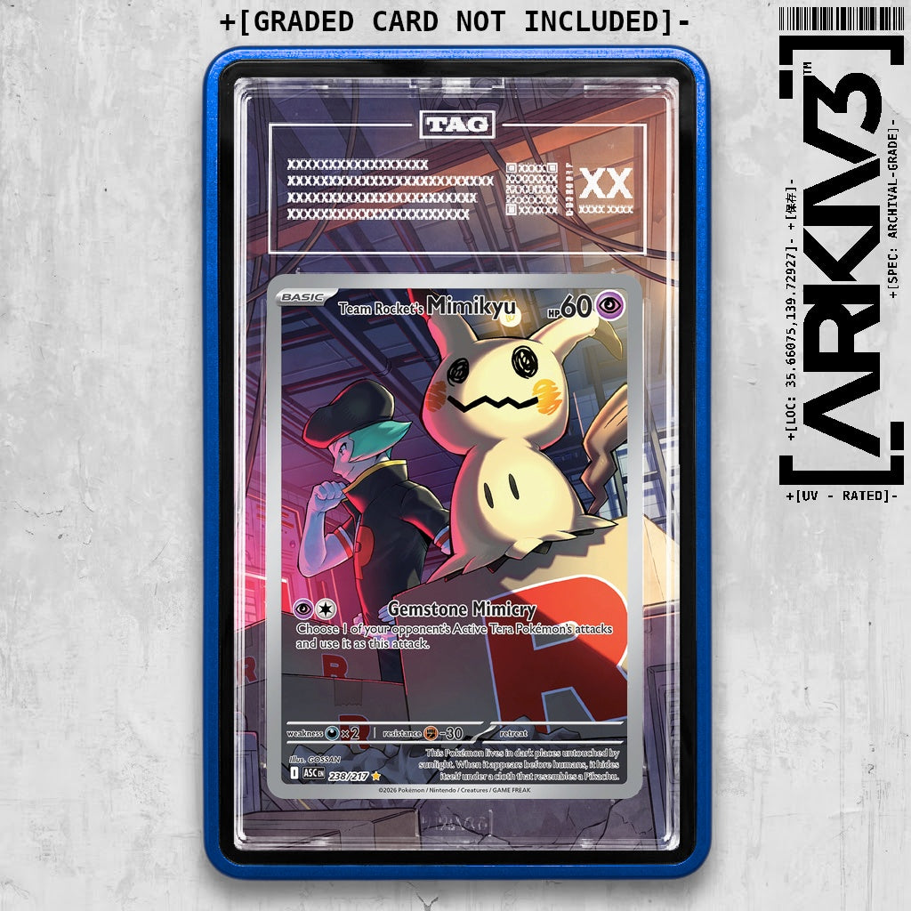 ARKIV3 TAG graded front - Blue