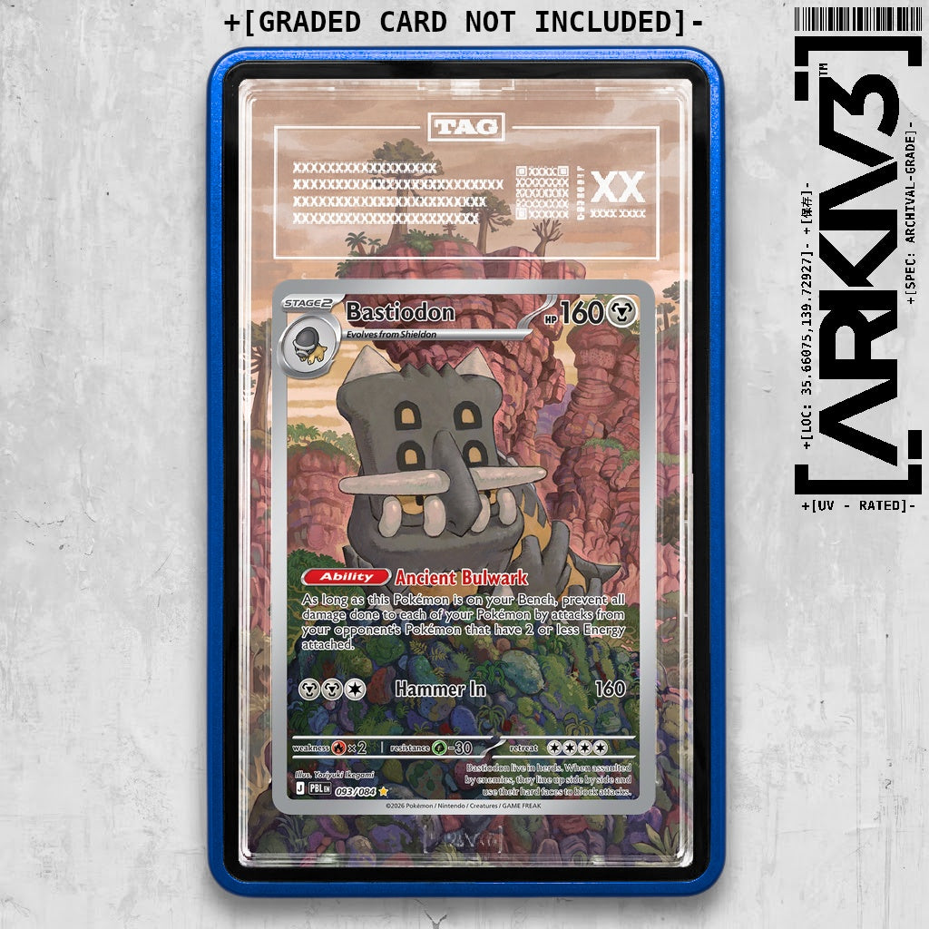 ARKIV3 TAG graded front - Blue
