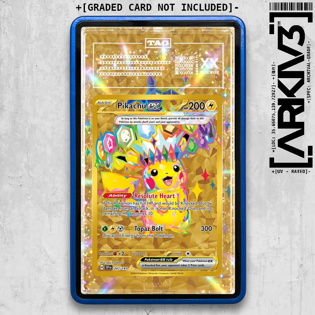 ARKIV3 TAG graded front - Blue
