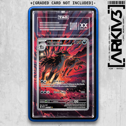 ARKIV3 TAG graded front - Blue
