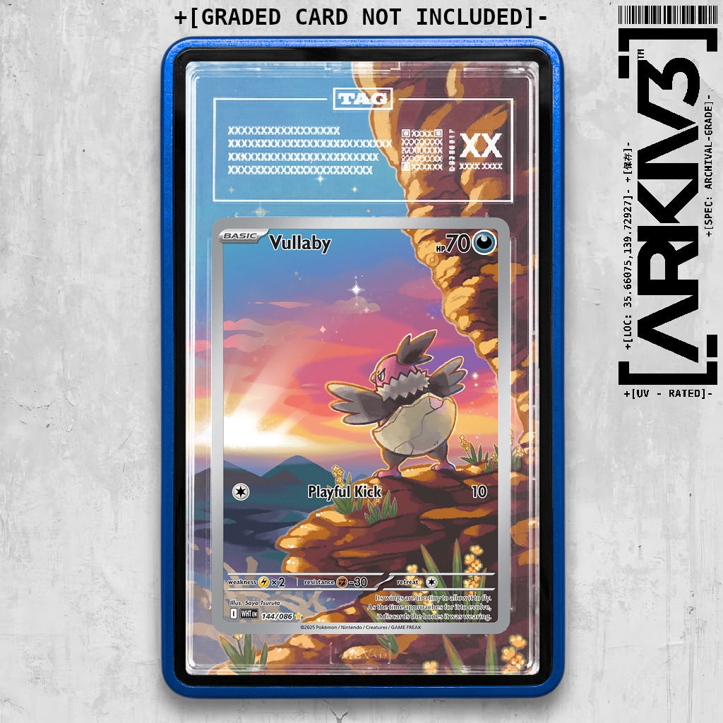 ARKIV3 TAG graded front - Blue