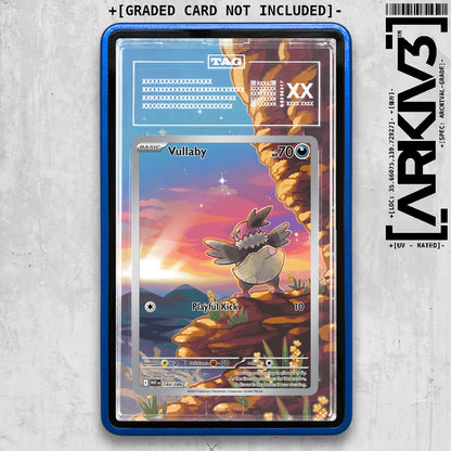 ARKIV3 TAG graded front - Blue