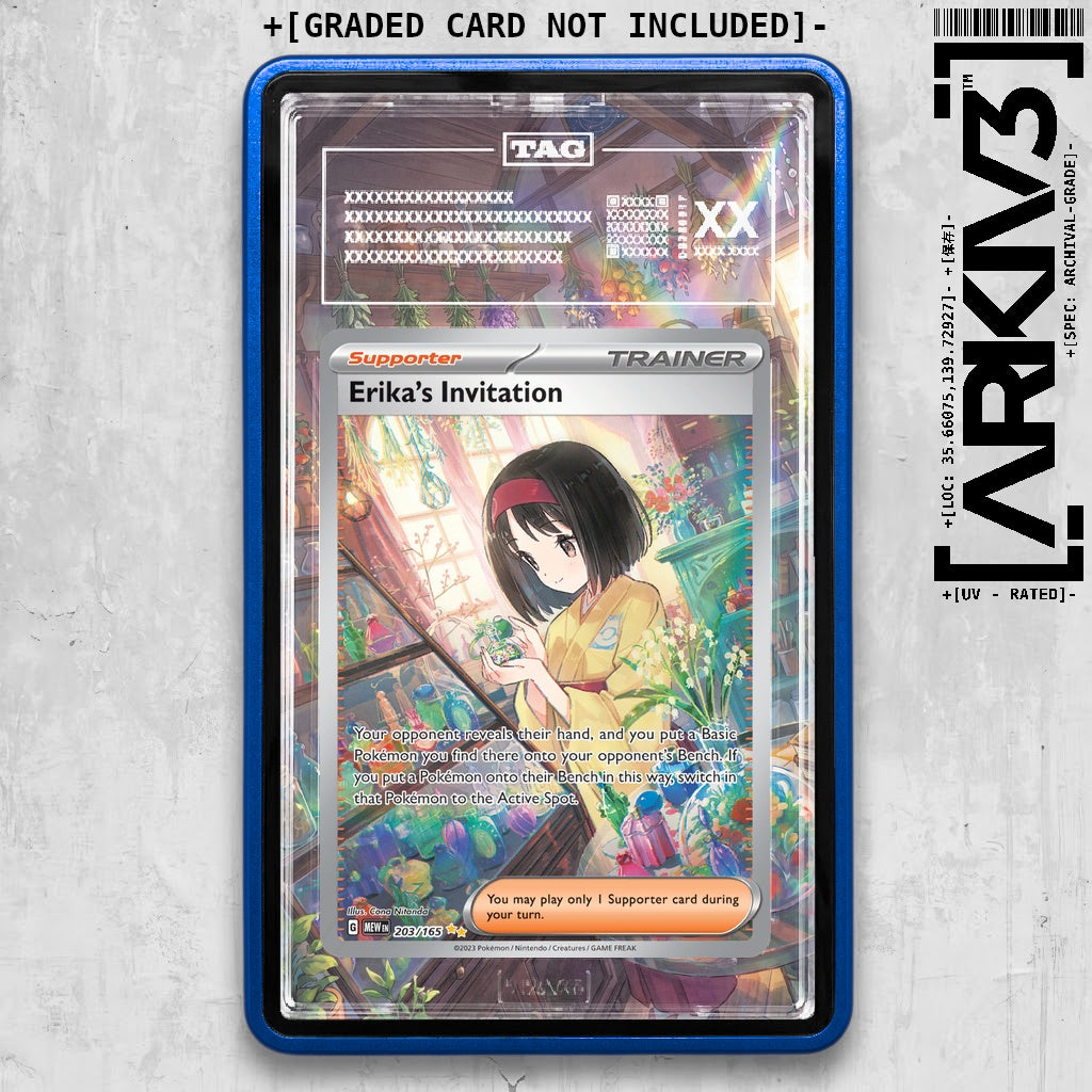 ARKIV3 TAG graded front - Blue