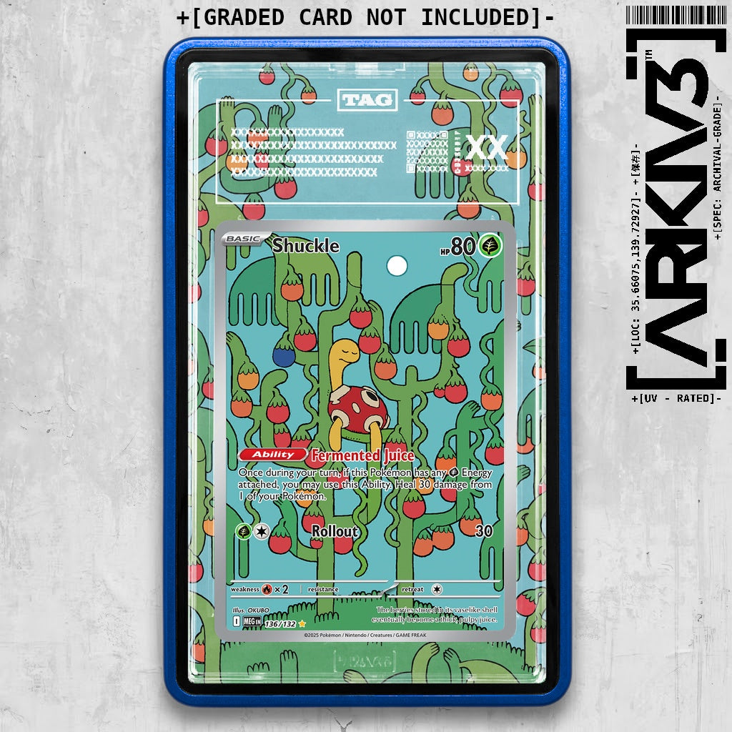 ARKIV3 TAG graded front - Blue