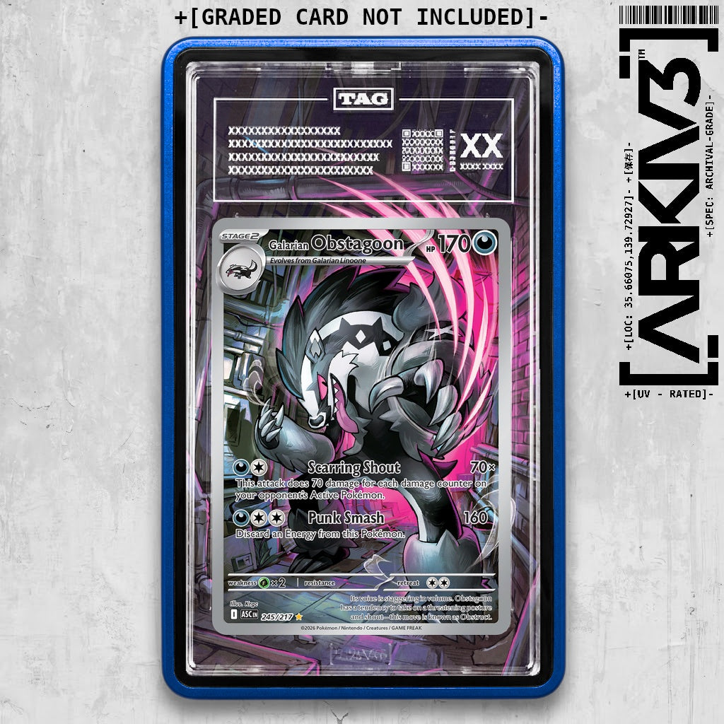 ARKIV3 TAG graded front - Blue