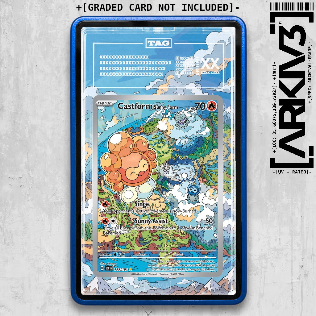 ARKIV3 TAG graded front - Blue