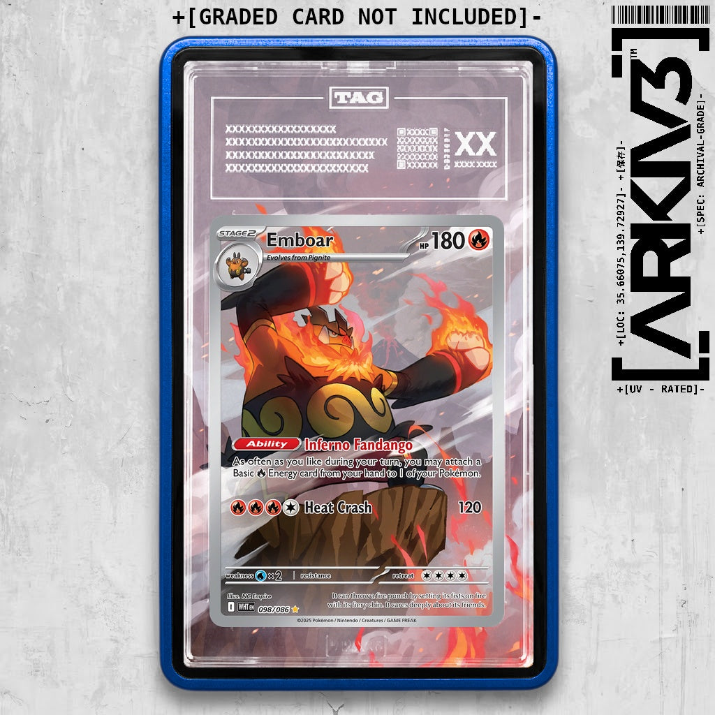 ARKIV3 TAG graded front - Blue
