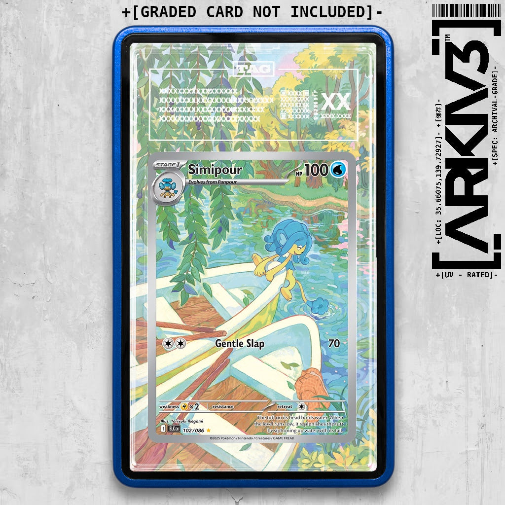 ARKIV3 TAG graded front - Blue