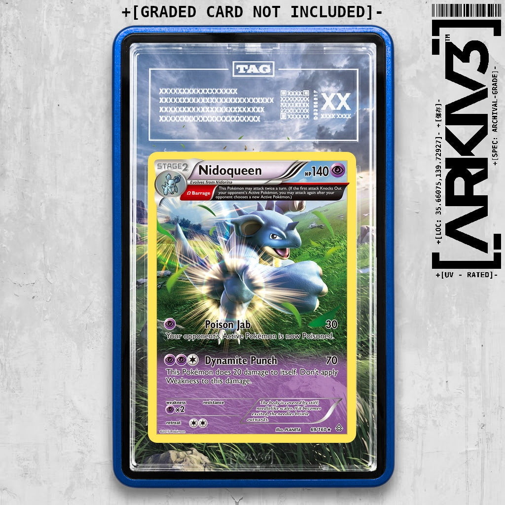 ARKIV3 TAG graded front - Blue