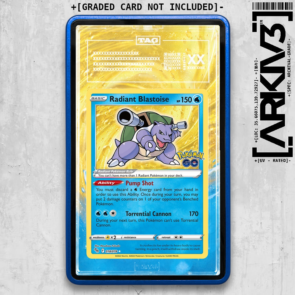 ARKIV3 TAG graded front - Blue