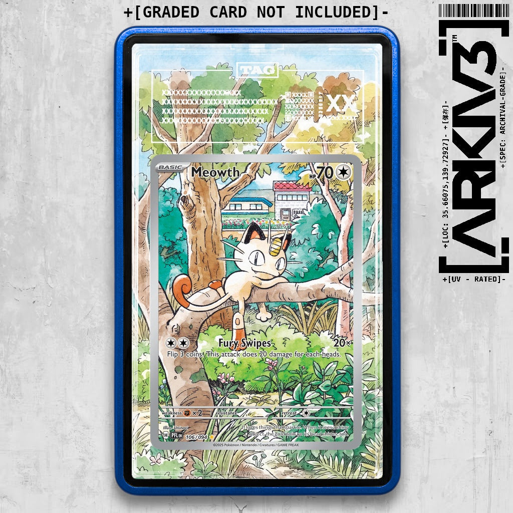 ARKIV3 TAG graded front - Blue
