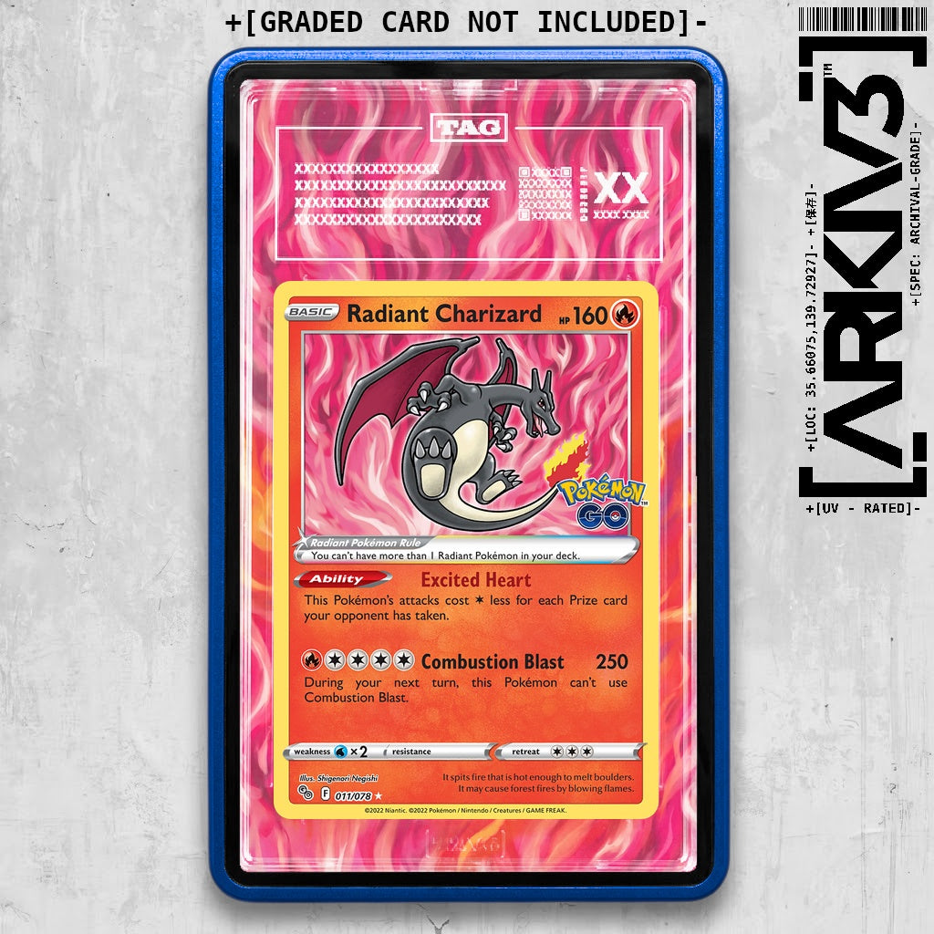 ARKIV3 TAG graded front - Blue