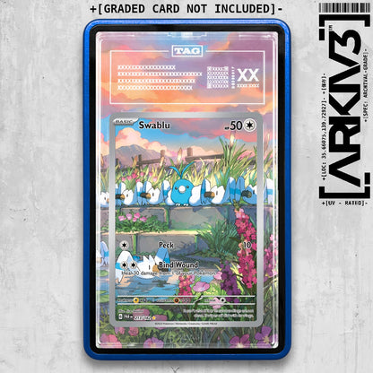 ARKIV3 TAG graded front - Blue
