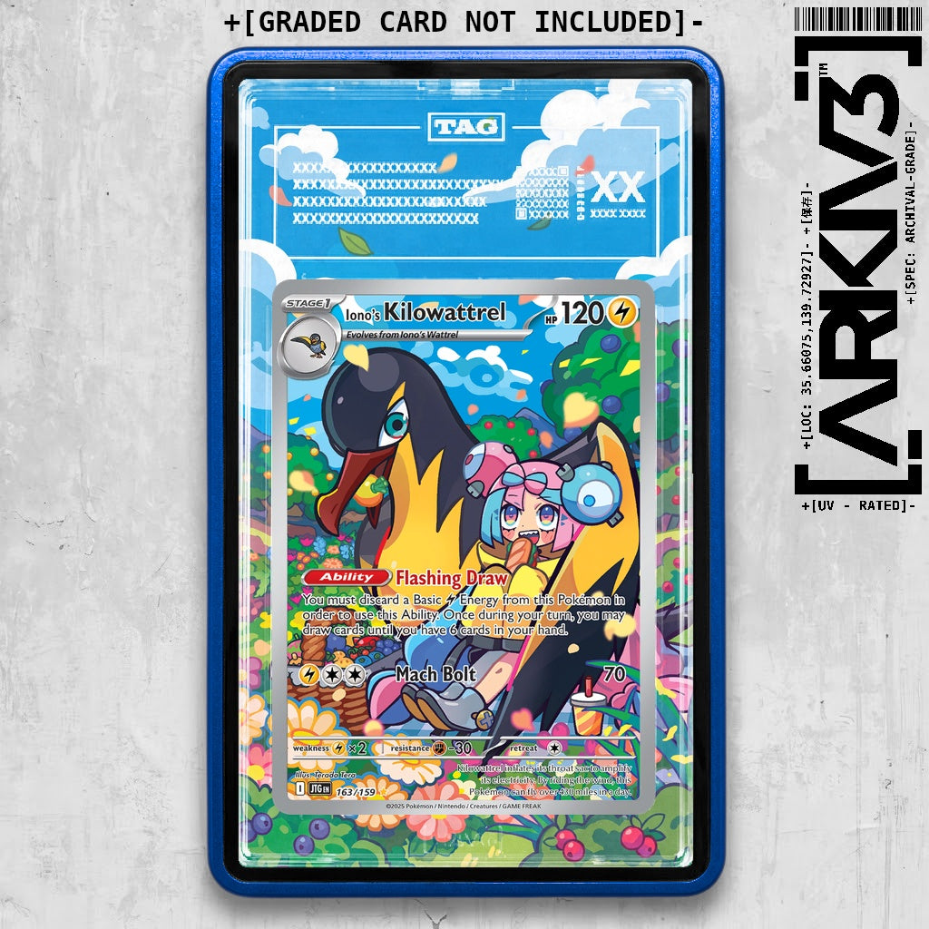 ARKIV3 TAG graded front - Blue