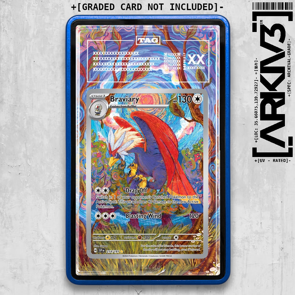 ARKIV3 TAG graded front - Blue