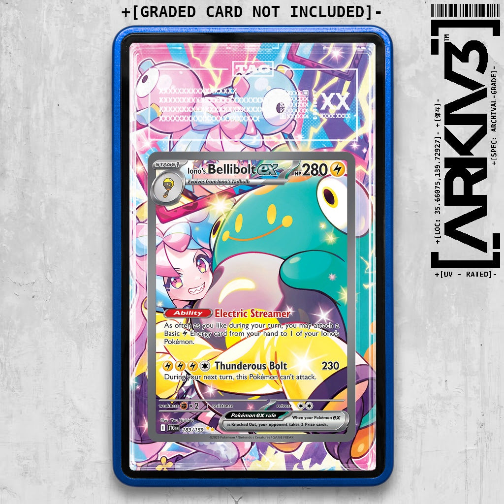 ARKIV3 TAG graded front - Blue