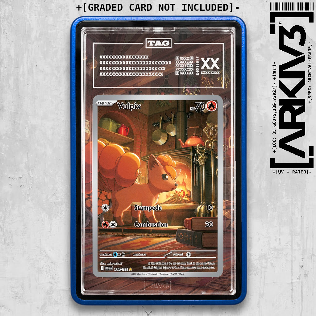 ARKIV3 TAG graded front - Blue