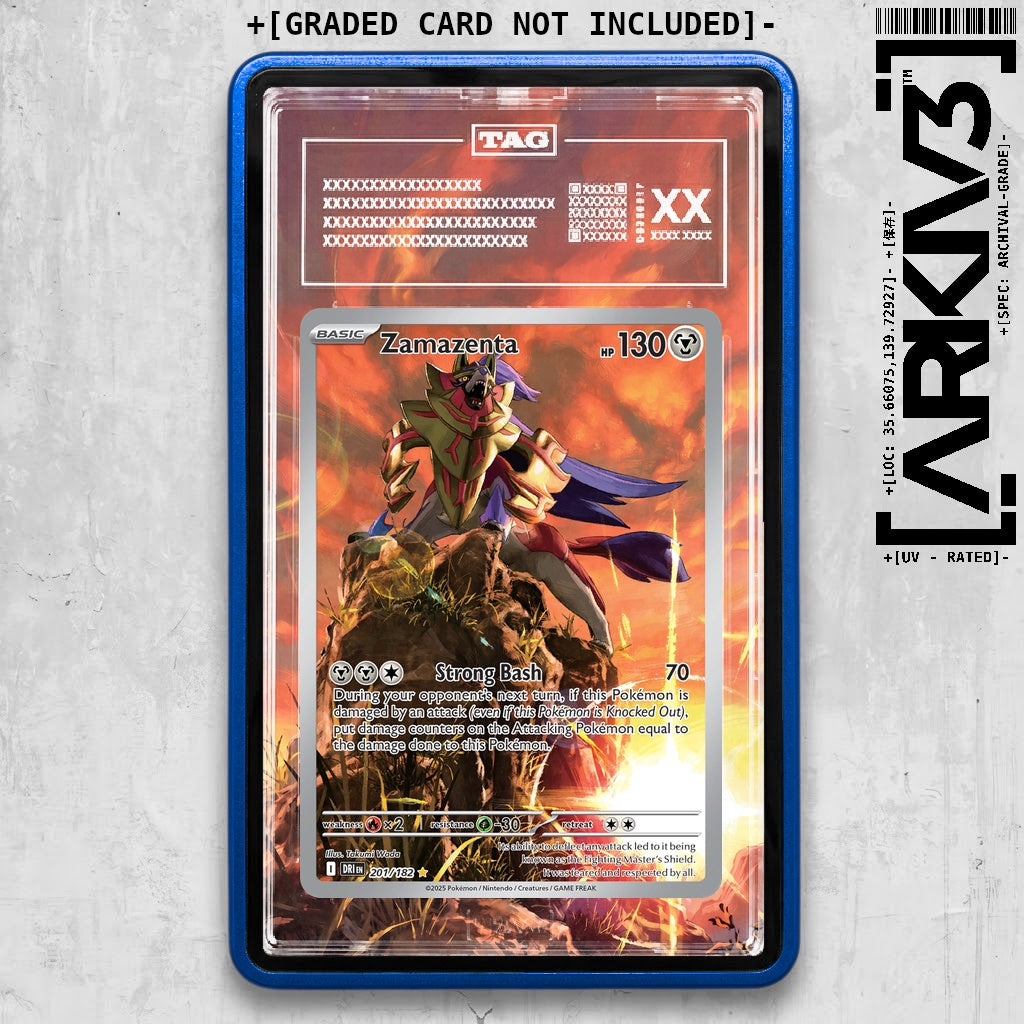 ARKIV3 TAG graded front - Blue