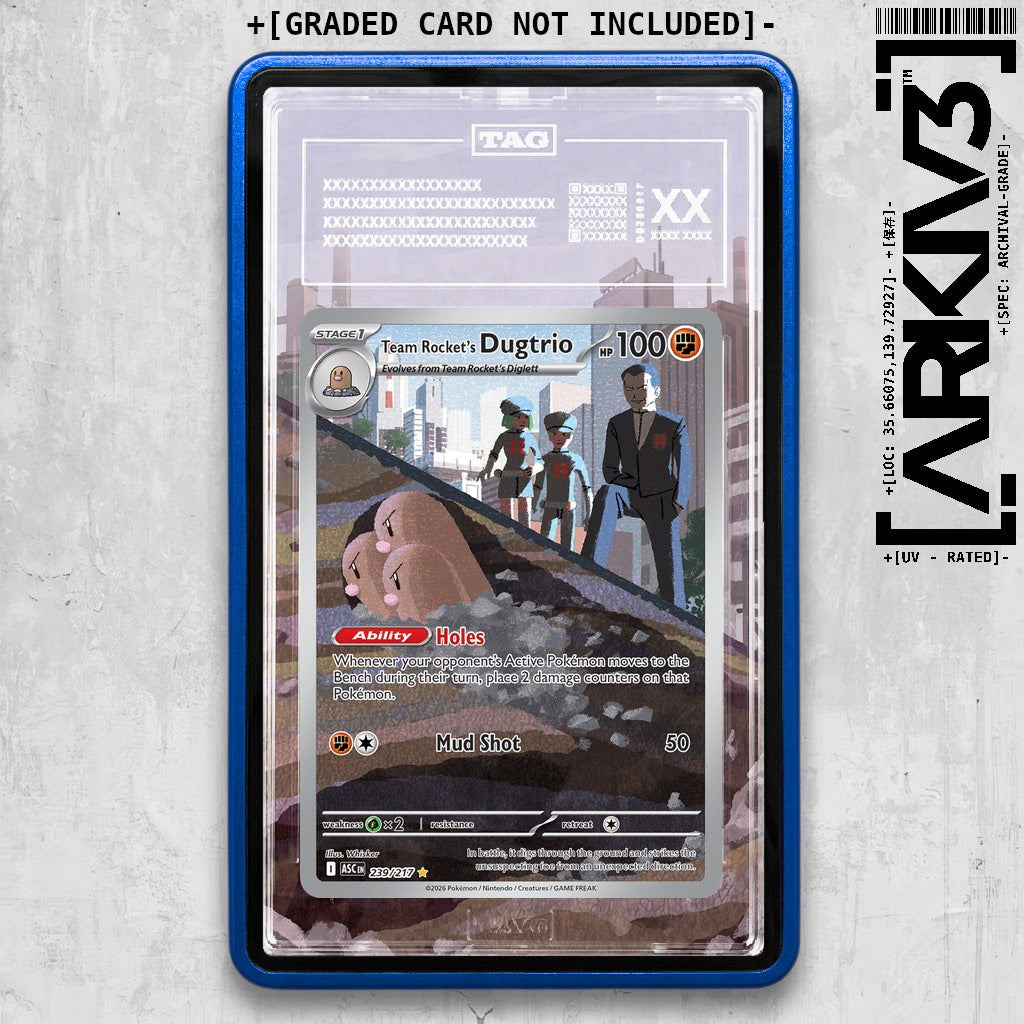 ARKIV3 TAG graded front - Blue