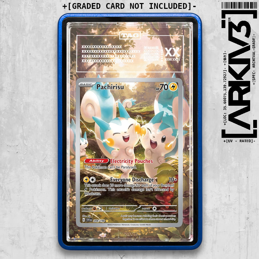 ARKIV3 TAG graded front - Blue