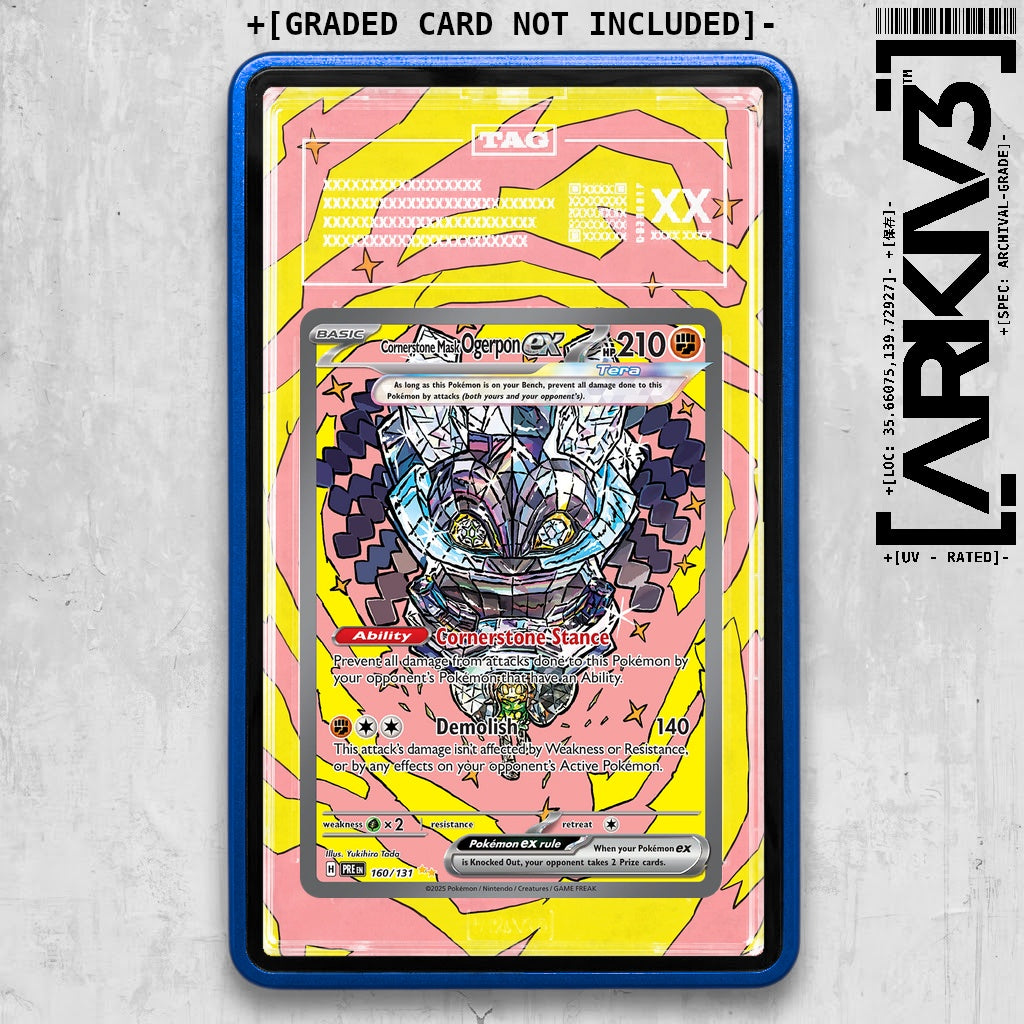 ARKIV3 TAG graded front - Blue