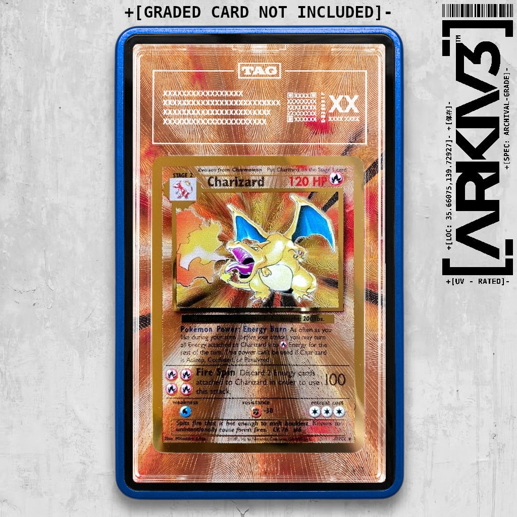 ARKIV3 TAG graded front - Blue
