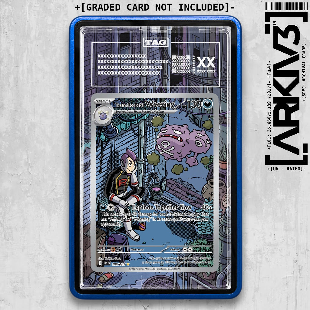 ARKIV3 TAG graded front - Blue