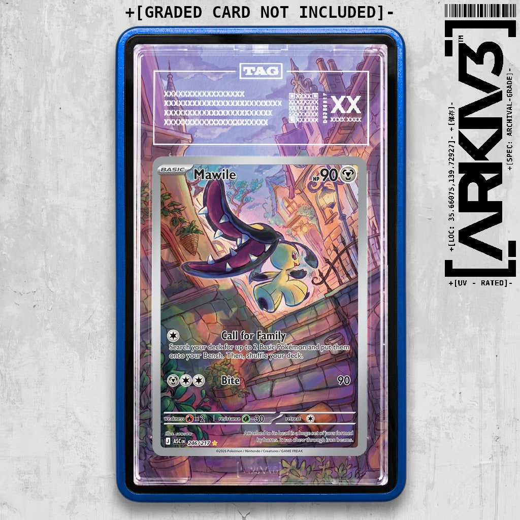 ARKIV3 TAG graded front - Blue