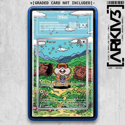 ARKIV3 TAG graded front - Blue