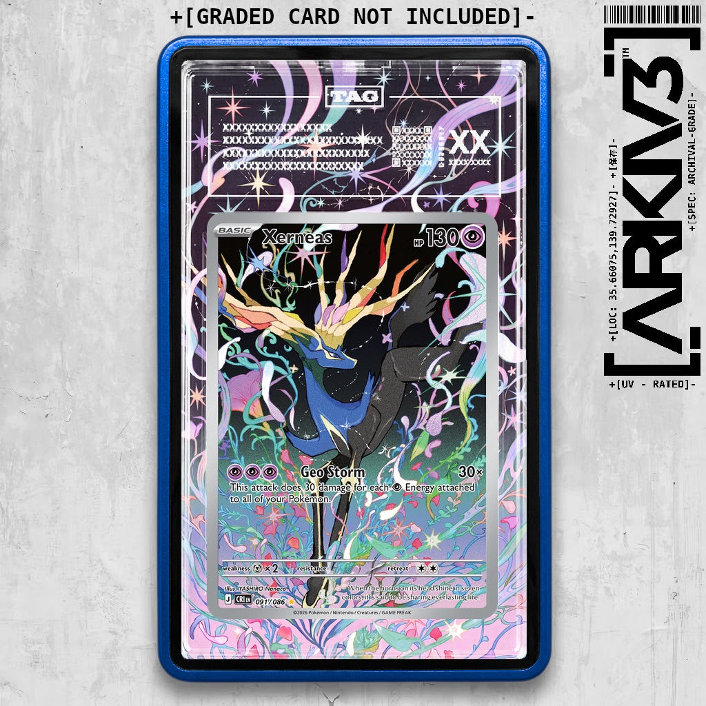 ARKIV3 TAG graded front - Blue