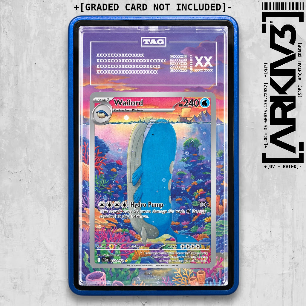 ARKIV3 TAG graded front - Blue