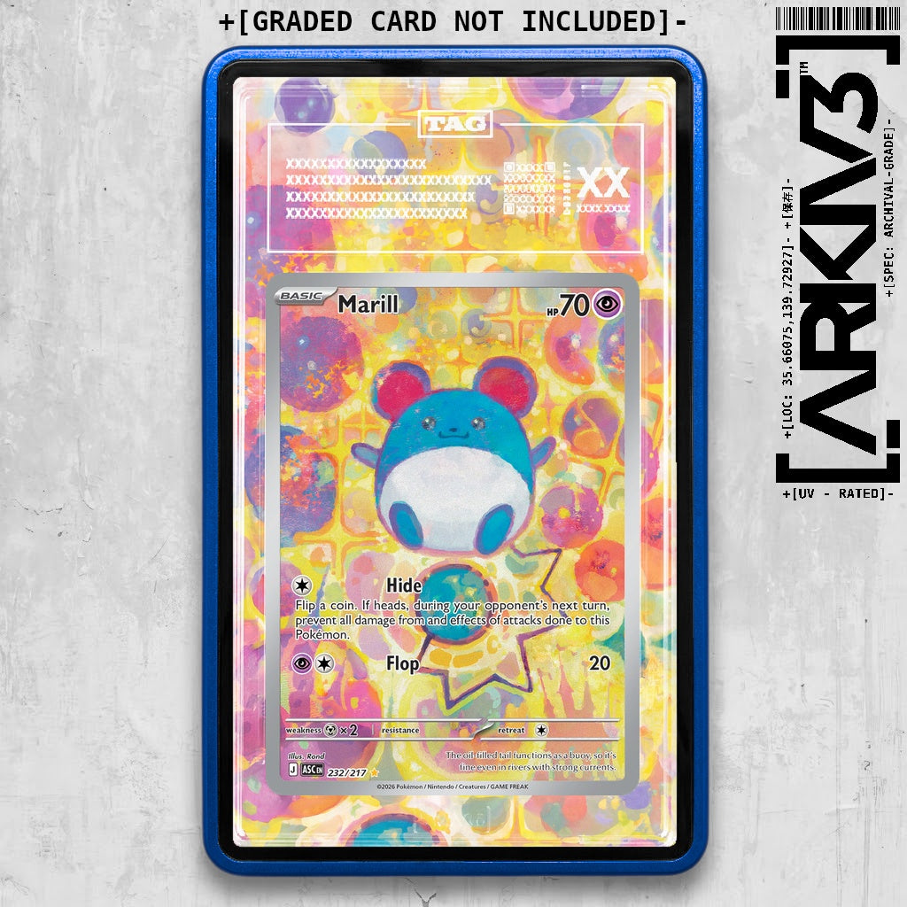 ARKIV3 TAG graded front - Blue
