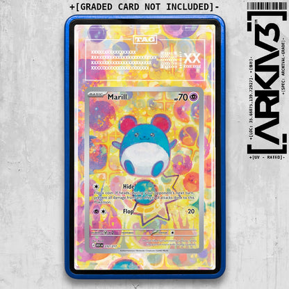 ARKIV3 TAG graded front - Blue