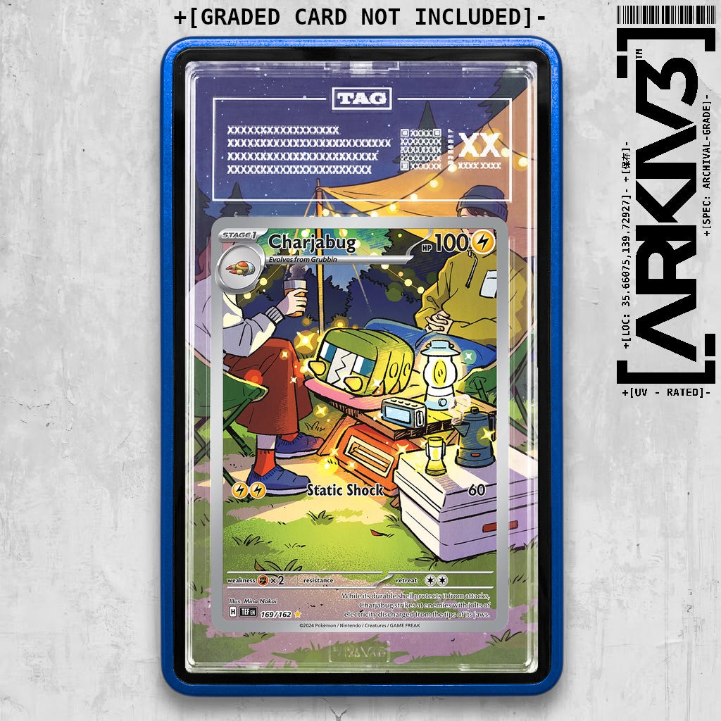 ARKIV3 TAG graded front - Blue