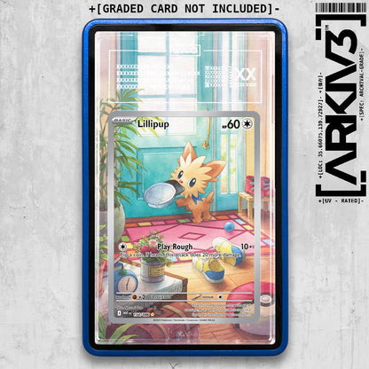 ARKIV3 TAG graded front - Blue