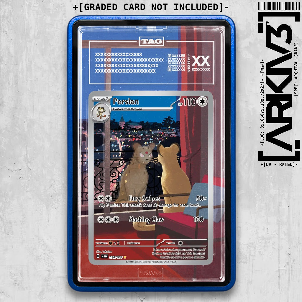 ARKIV3 TAG graded front - Blue