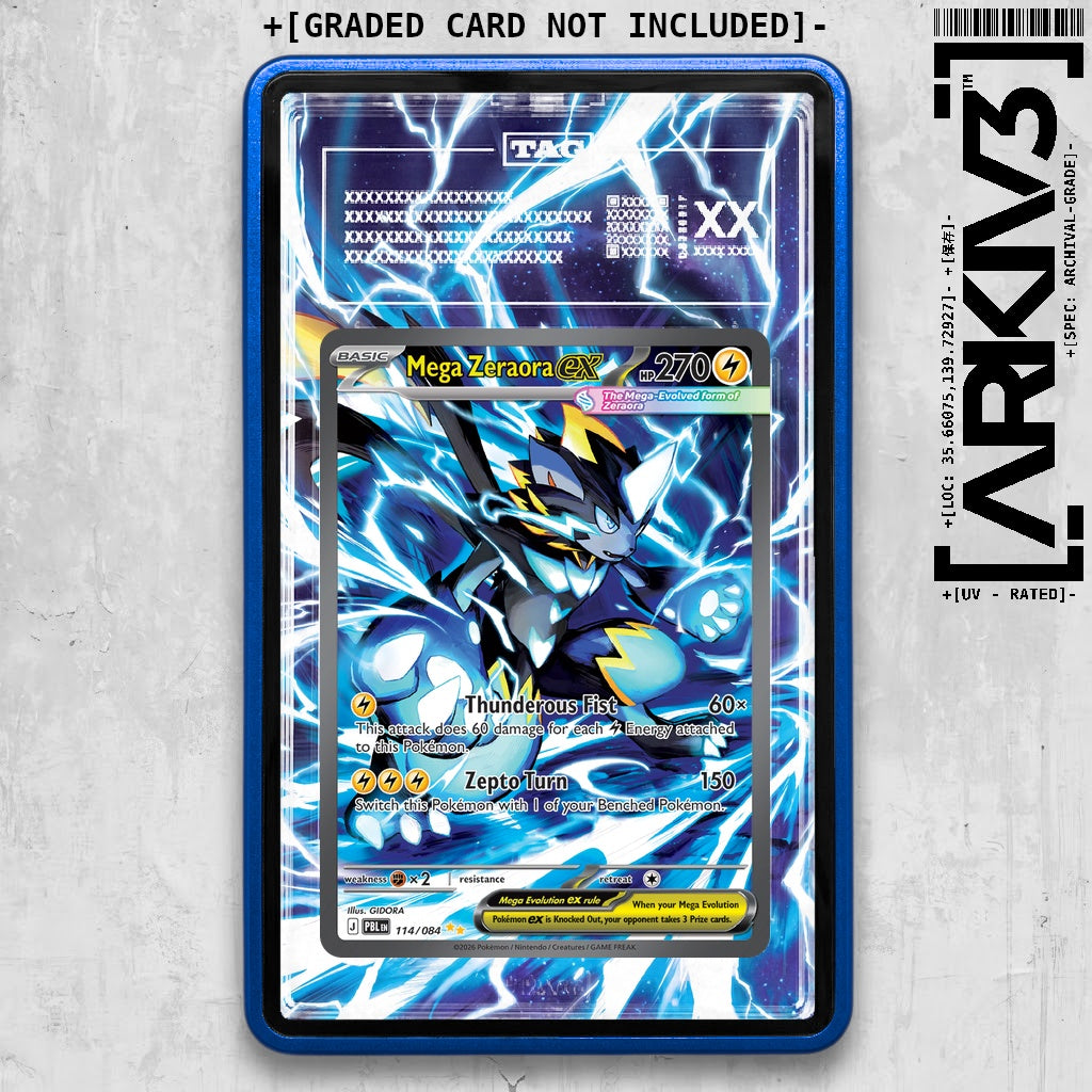 ARKIV3 TAG graded front - Blue