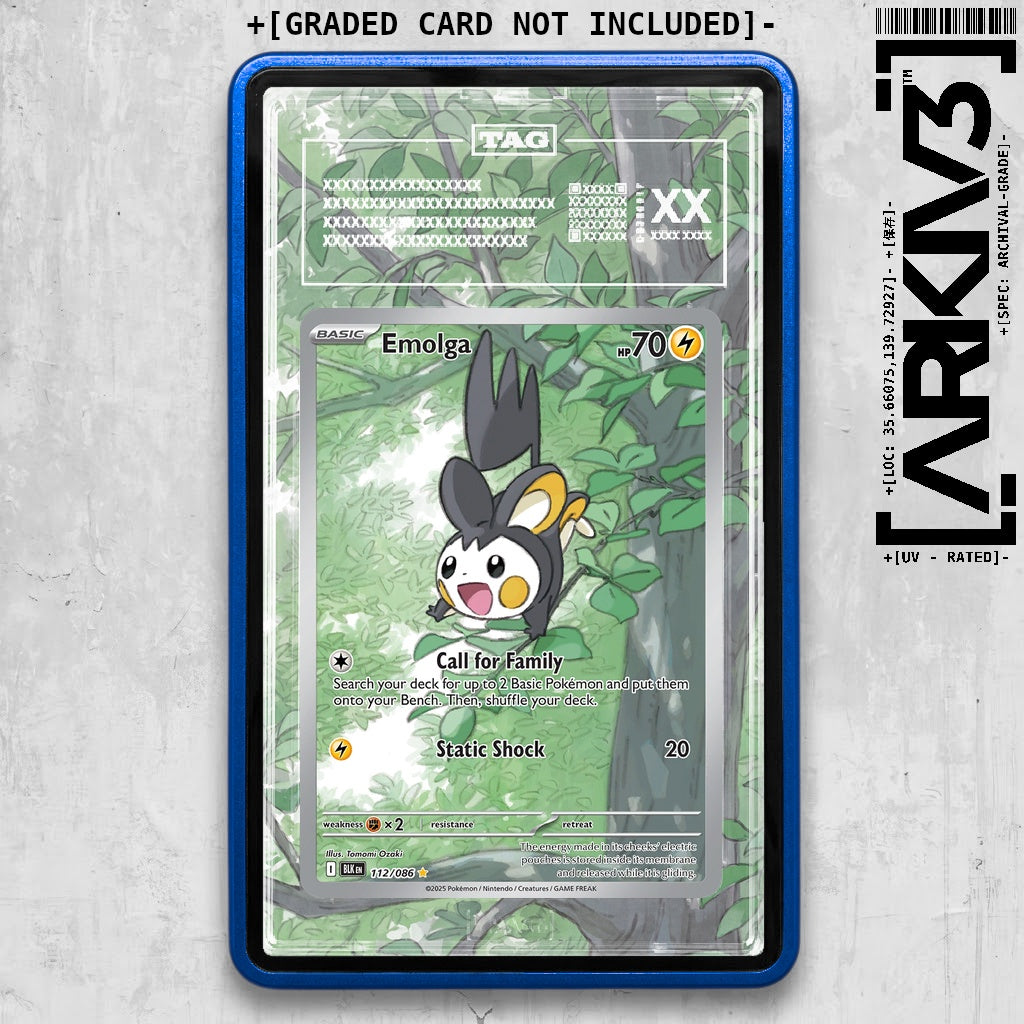 ARKIV3 TAG graded front - Blue