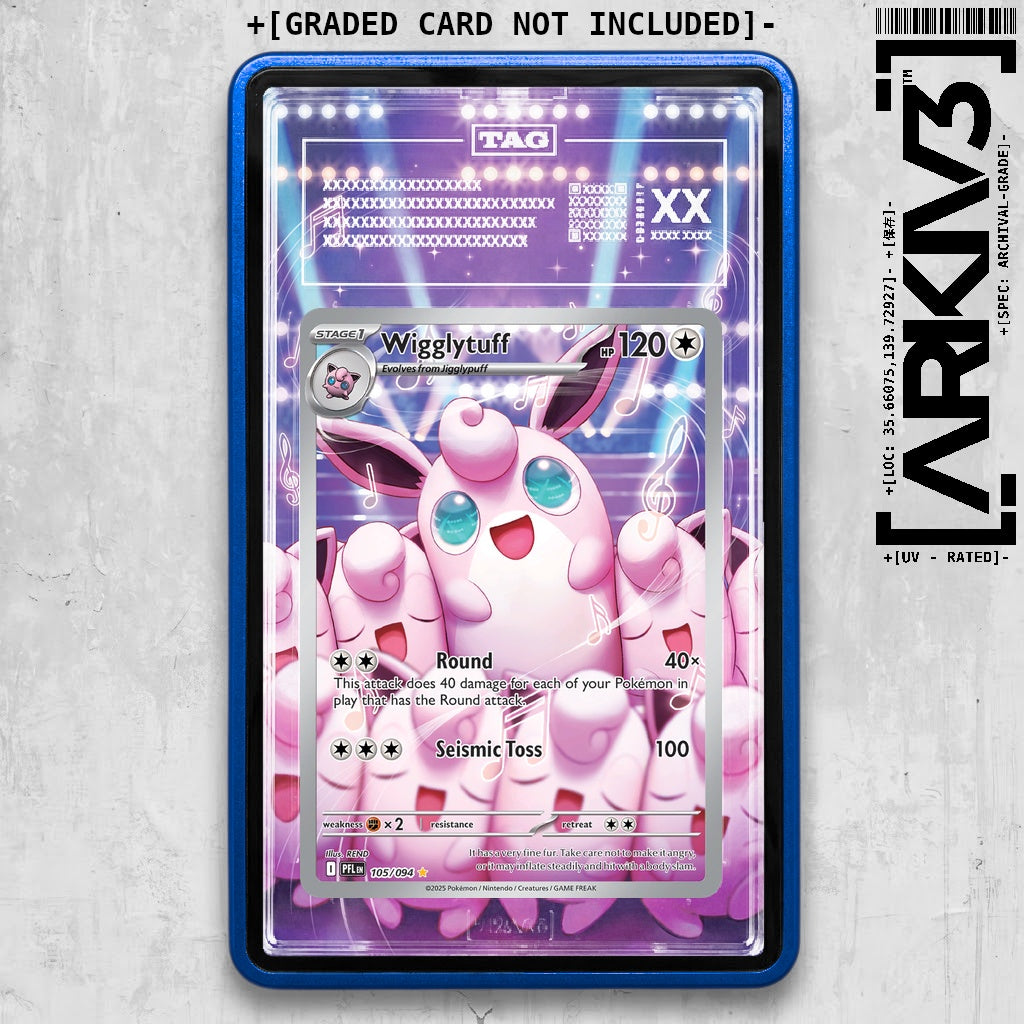 ARKIV3 TAG graded front - Blue