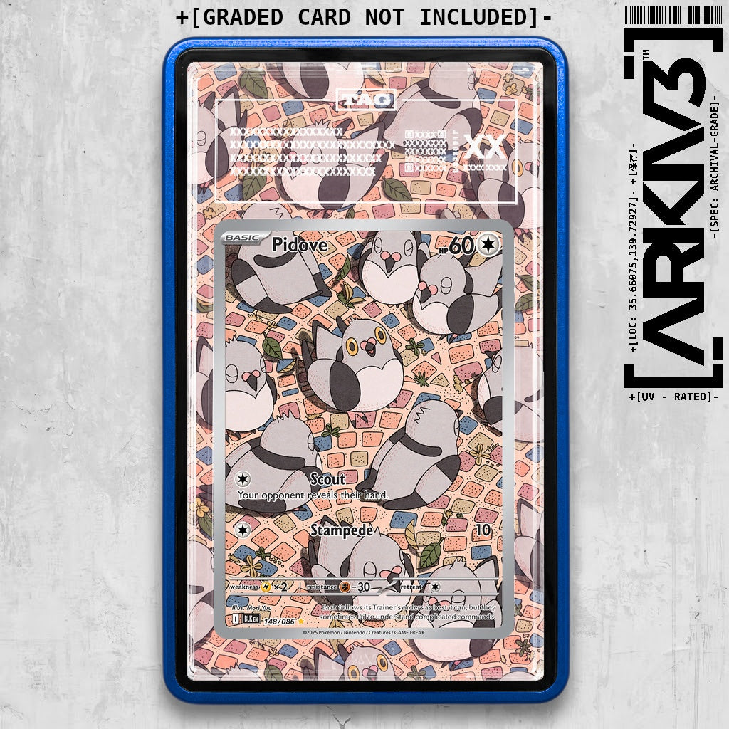 ARKIV3 TAG graded front - Blue