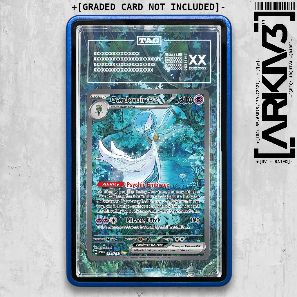 ARKIV3 TAG graded front - Blue