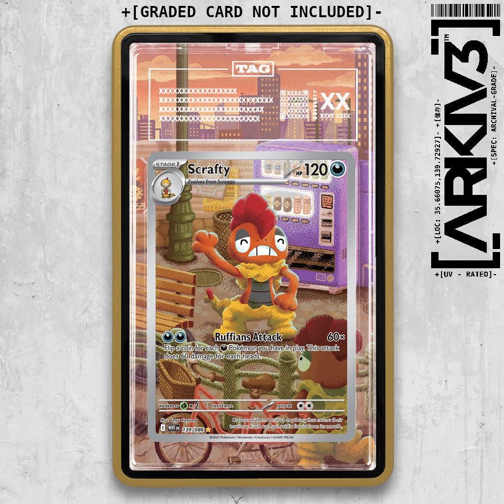 ARKIV3 TAG graded front - Gold