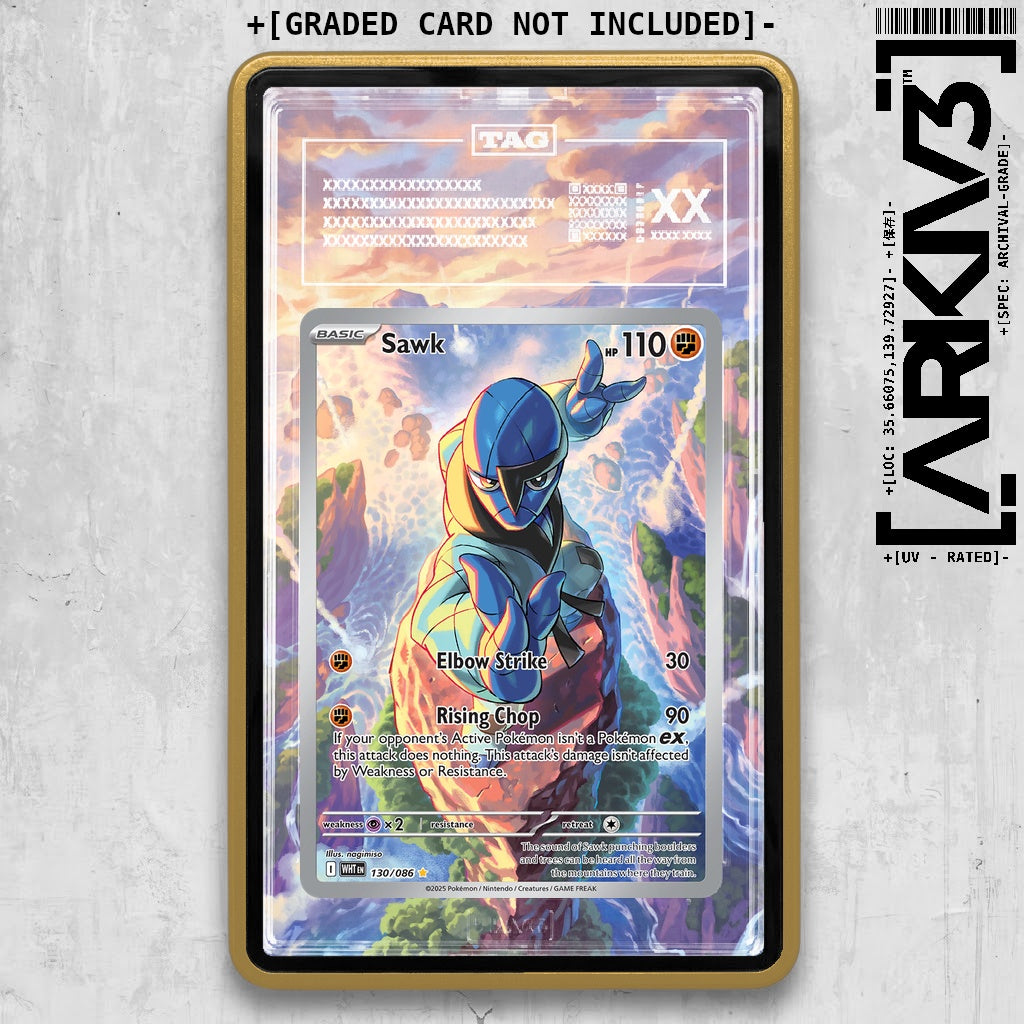 ARKIV3 TAG graded front - Gold