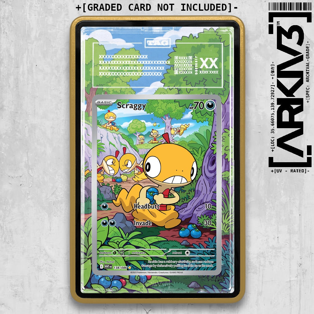 ARKIV3 TAG graded front - Gold
