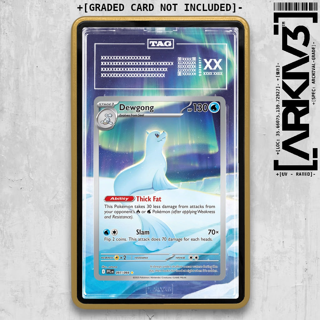 ARKIV3 TAG graded front - Gold
