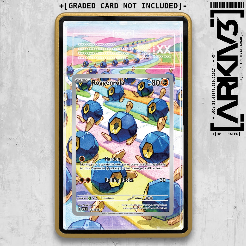 ARKIV3 TAG graded front - Gold