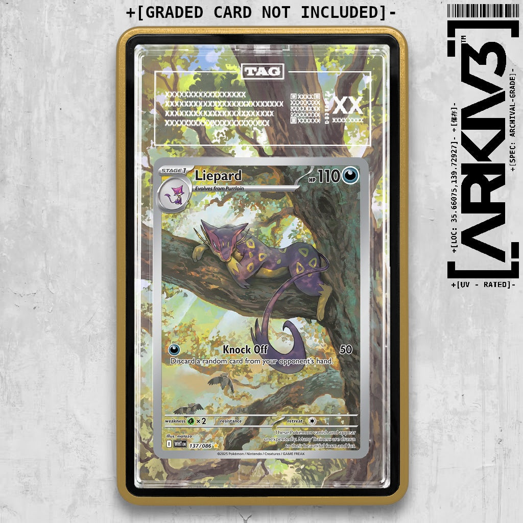 ARKIV3 TAG graded front - Gold