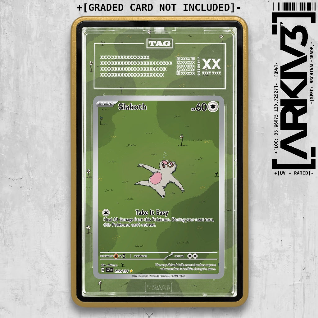 ARKIV3 TAG graded front - Gold