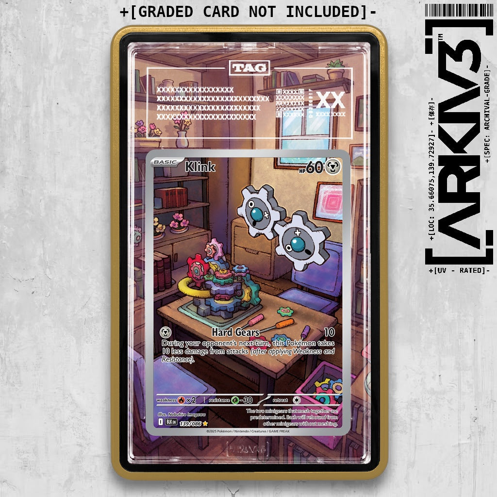 ARKIV3 TAG graded front - Gold