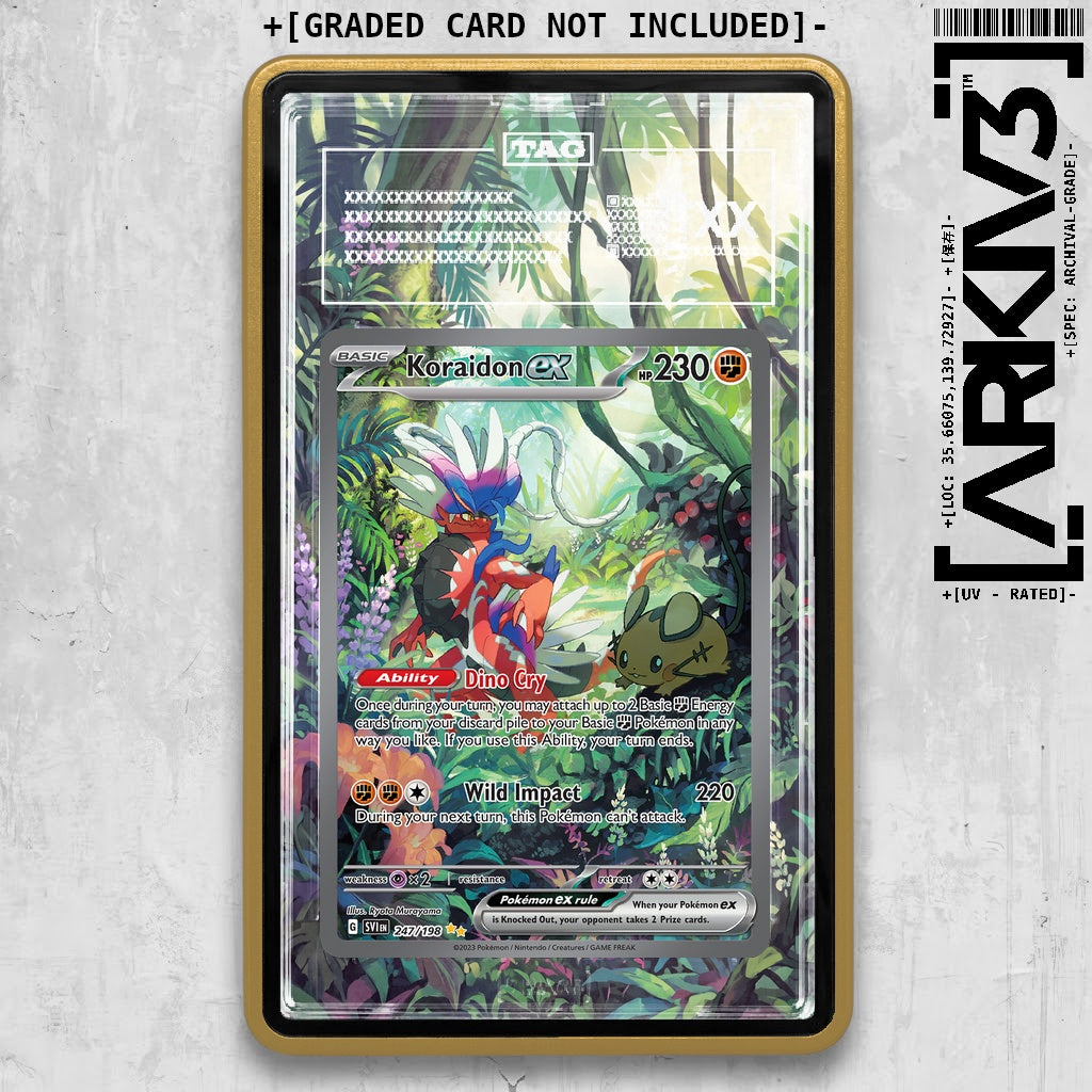 ARKIV3 TAG graded front - Gold